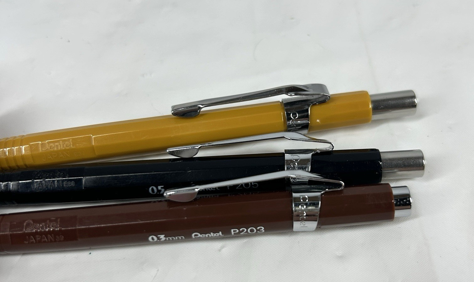 Pentel Mechanical Pencil Lot Drafting Drawing VTG Japan P203 P205 P209 w/Refills