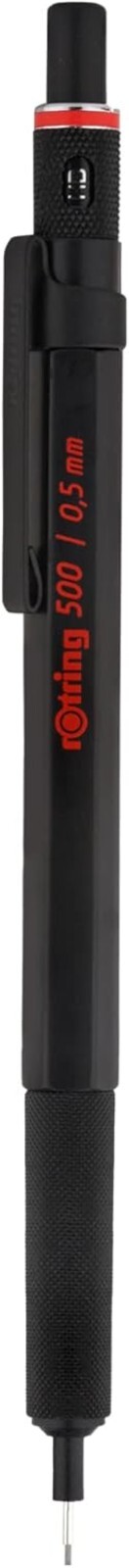 Premium 0.5mm Mechanical Pencil with Non-Slip Metal Grip for Precision Writing
