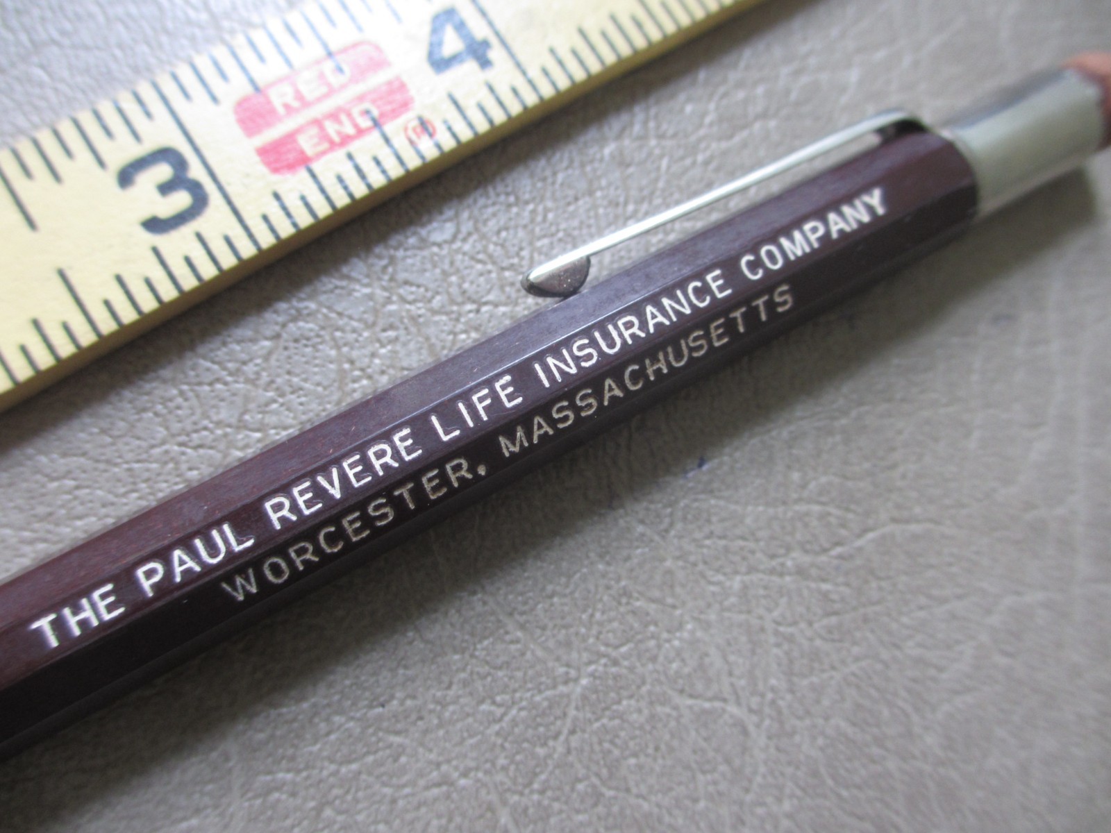 VINTAGE ADVERTISING Paul Revere Insurance Fat Jumbo AUTOPOINT MECHANICAL PENCIL