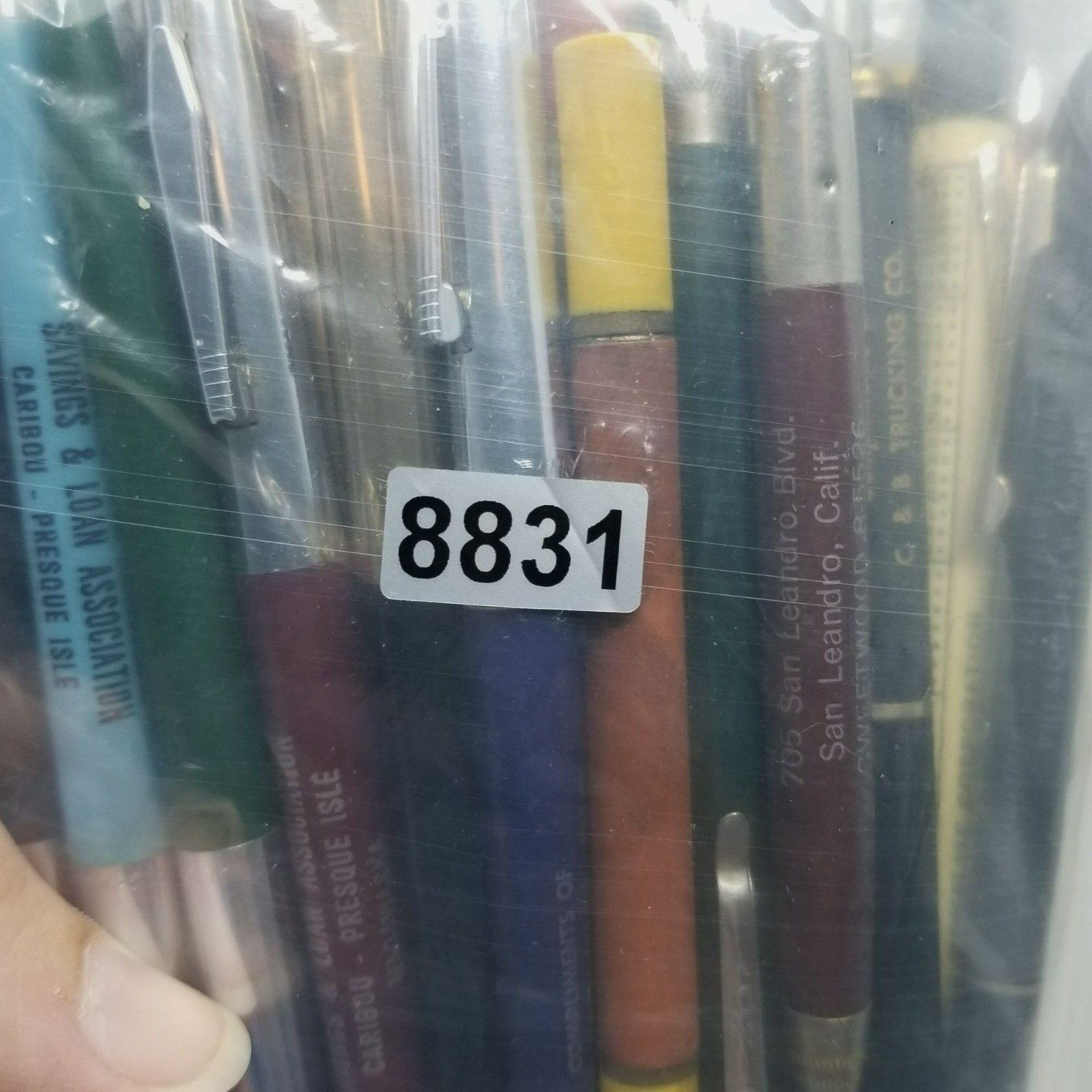 Vintage Advertising Mechanical Pencil and Pen lot of 30 AS IS