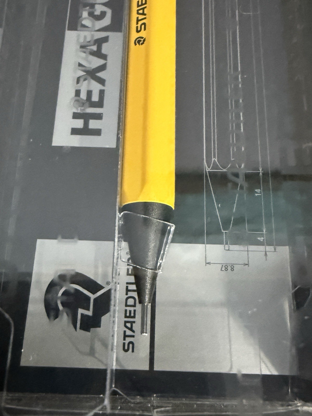Staedtler Hexagonal Mechanical Pencil 0.5mm Loft Limited Yellow Japan