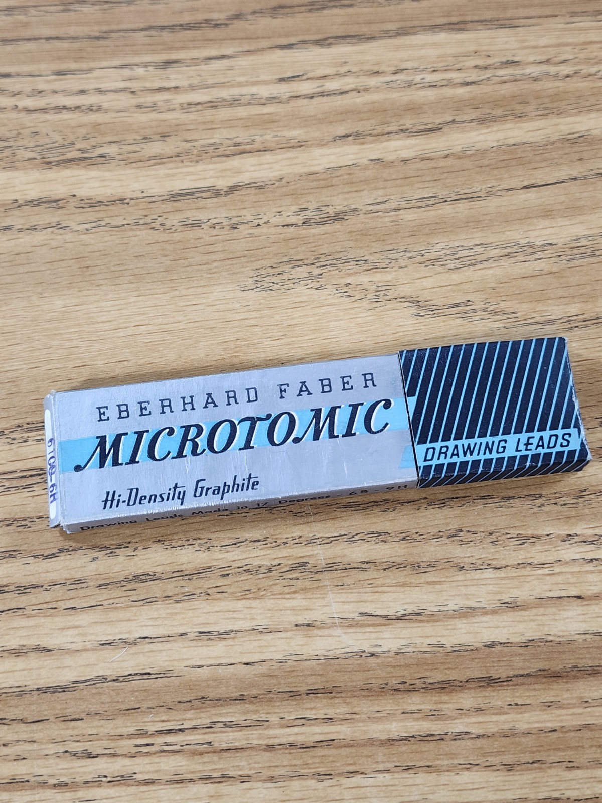 Vintage Eberhard Faber Microtomic 6100 9H 2mm Mechanical Artist Pencil 6pk Lead