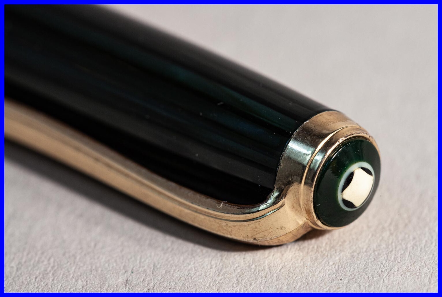 1950s Green Striped & Gold FABER-CASTELL 189 Twist Pencil with 1.2mm Leads