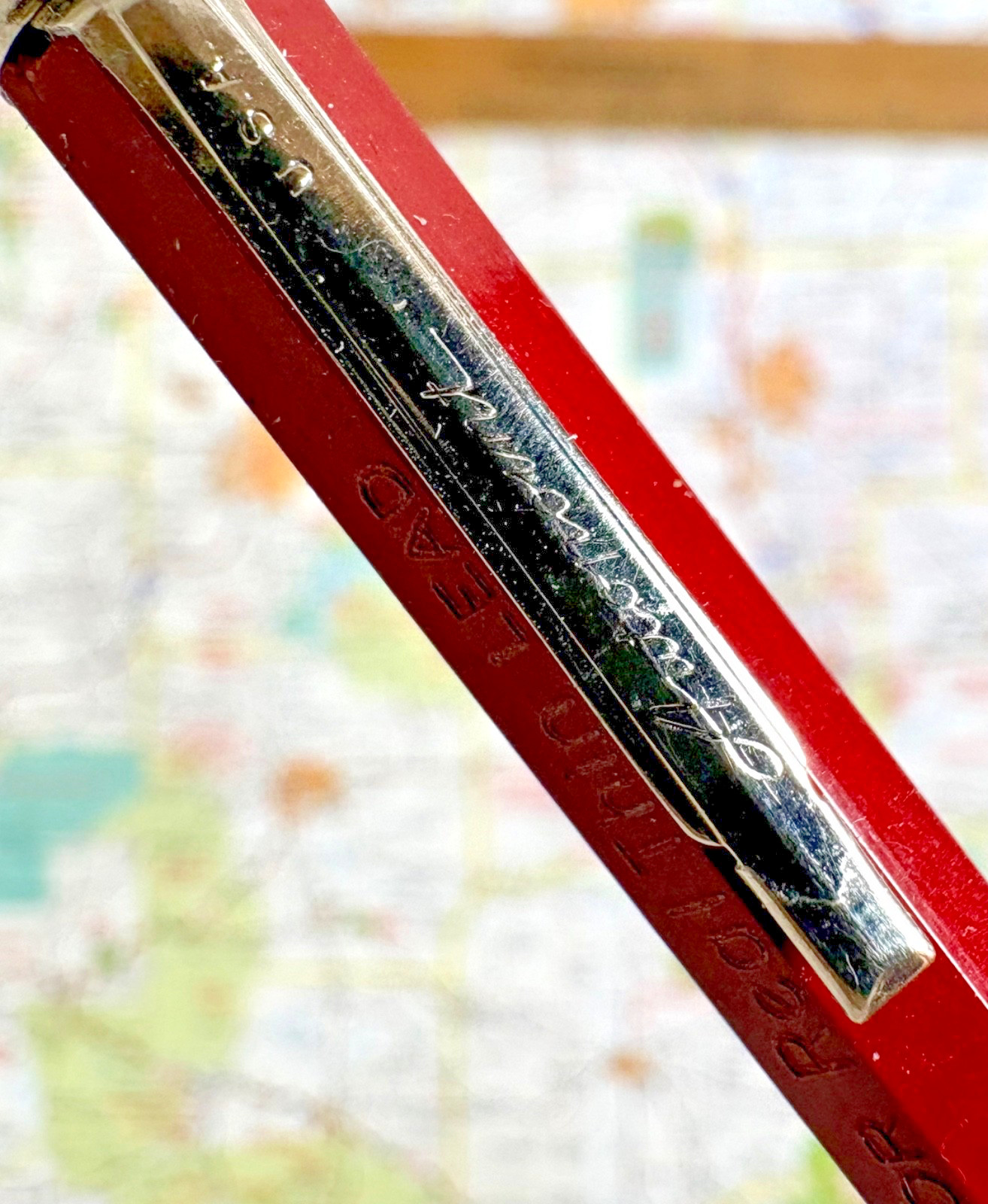 Vintage Autopoint Utility Real Thin Leads (0.9 mm) Mechanical Pencil – Red