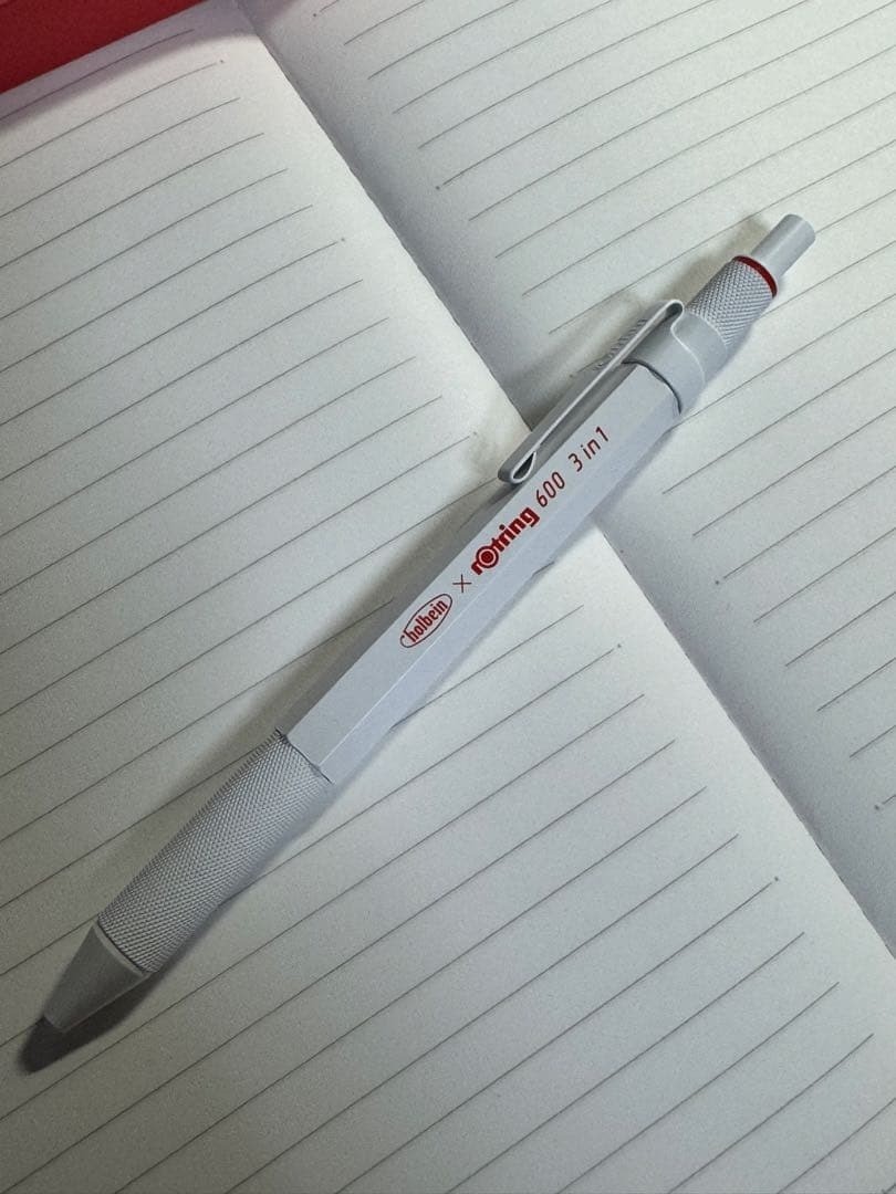 Rotring Holbein Collaboration 600 3 in 1 Multi Pen Permanent White Limited