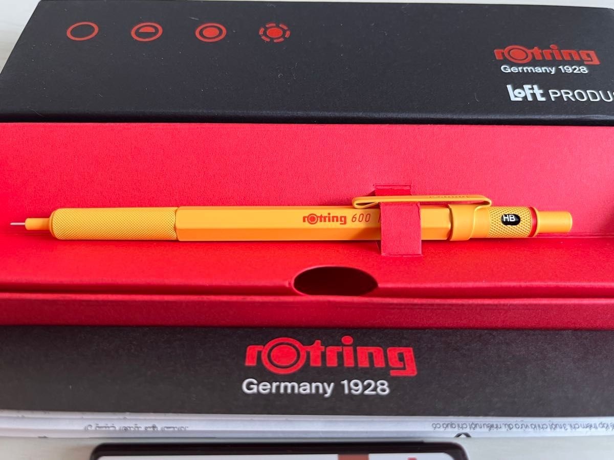 Rotring 600 Loft Limited Color Yellow Mechanical Pencil 0.5 mm With Box New