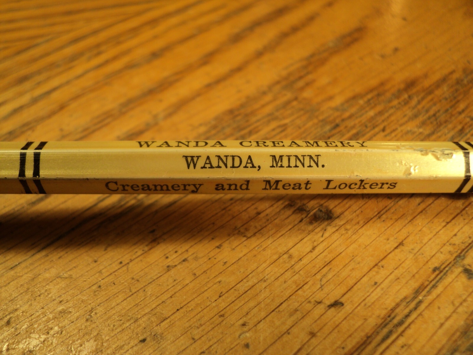 Vintage ADGiF Mechanical Pencil Advertising Seasons Greetings Wanda Creamery