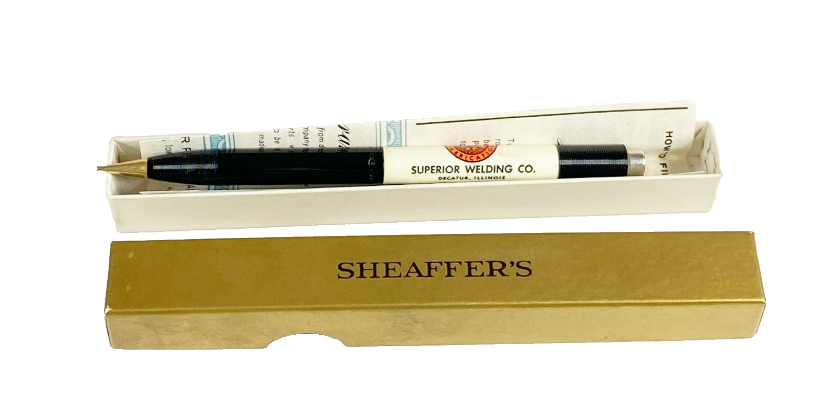 Superior Welding Advertising Mechanical Pencil Sheaffer Working New Vintage