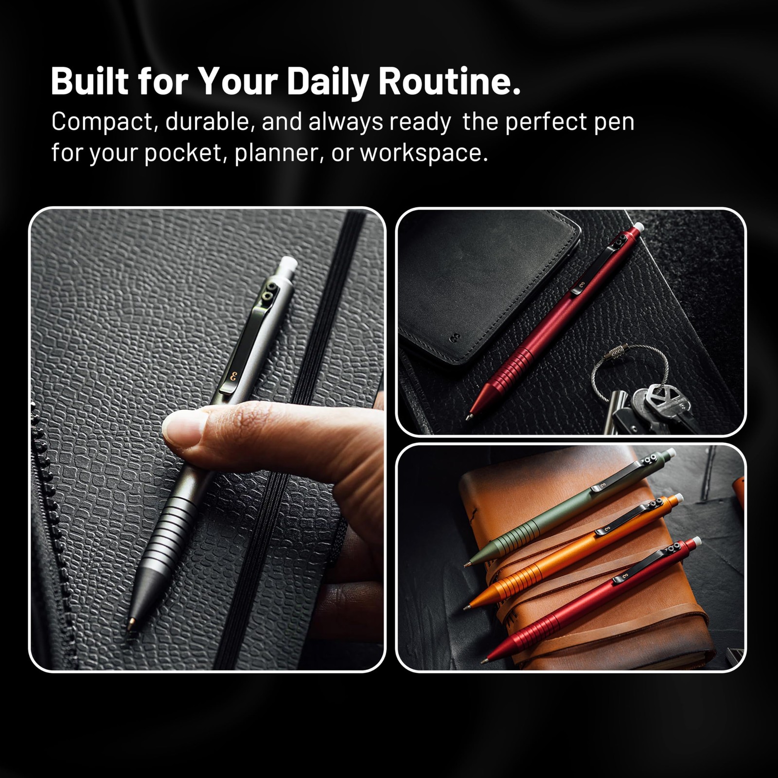 Gunmetal Grafton Mechanical Aluminum Pencil, Premium 0.5mm Lead Writing, Draw…