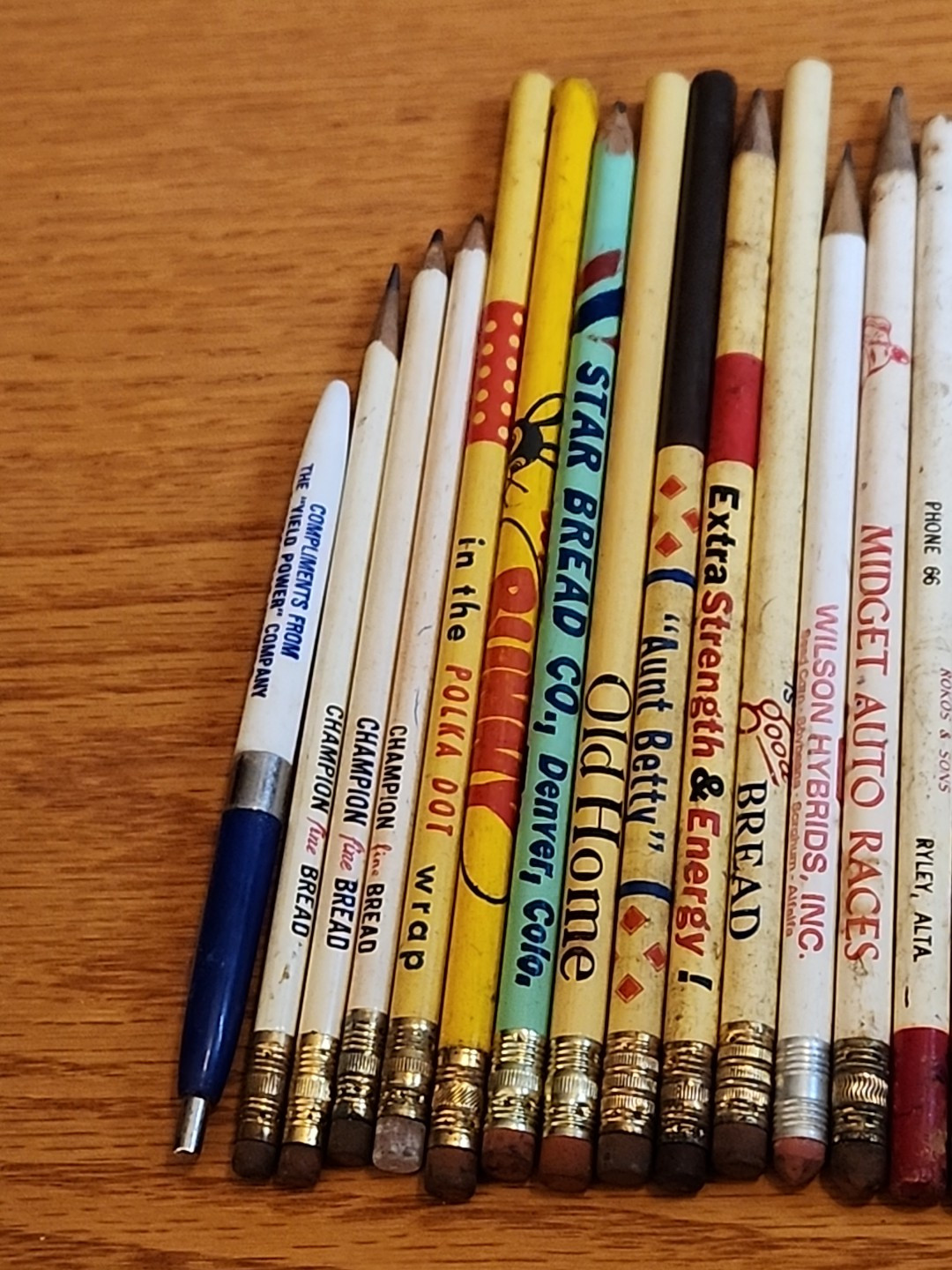 Vintage Lincoln Nebraska Mixed Advertising Pencil Lot