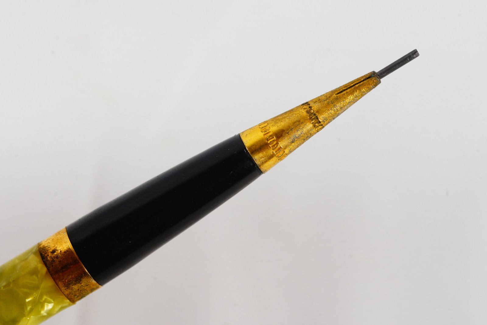 1930’s Sample Mechanical Pencil Friendly Finance Co Marbled Celluloid 1.18MM