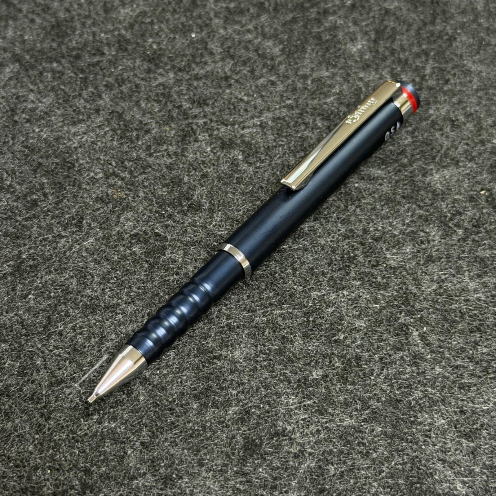 rOtring Esprit Telescopic Pencil 0.5mm Metallic Blue NOS New