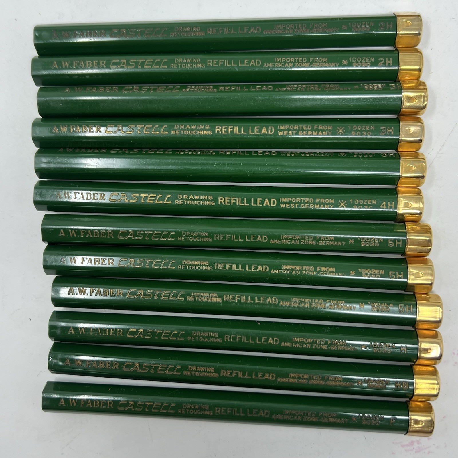 Huge lot AW FABER CASTELL 9030 KOH-I-NOOR STAEDTLER MARS Leads Refills Pencils