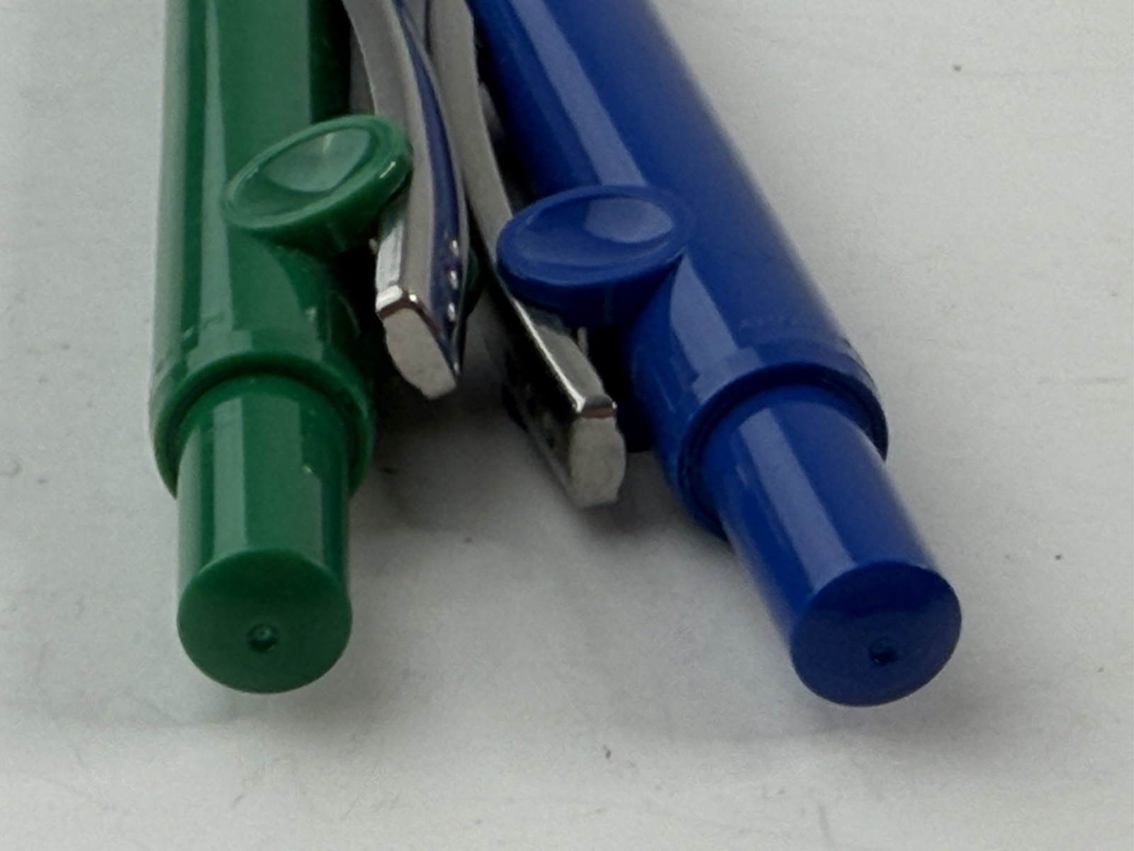 Vintage Rollerball Rotring Clipper Pen Blue and Green Lot of 2