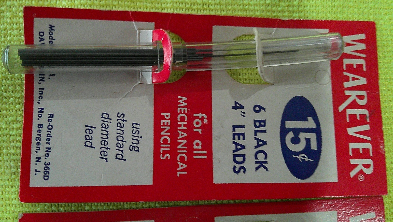 Listo Marking Leads No 162 Wax Marking Pencil Refills Wearever, Empire Vintage