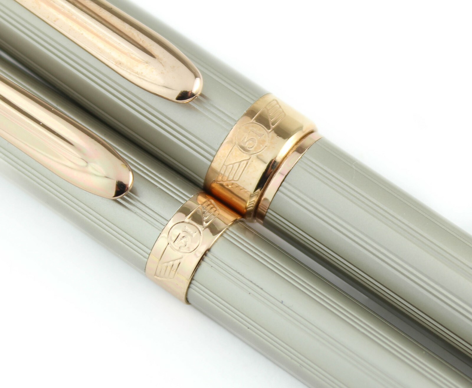 Retro 51 200 Series Silver & Rose Gold Mechanical Pencil Set – Rare Cr.1990’s