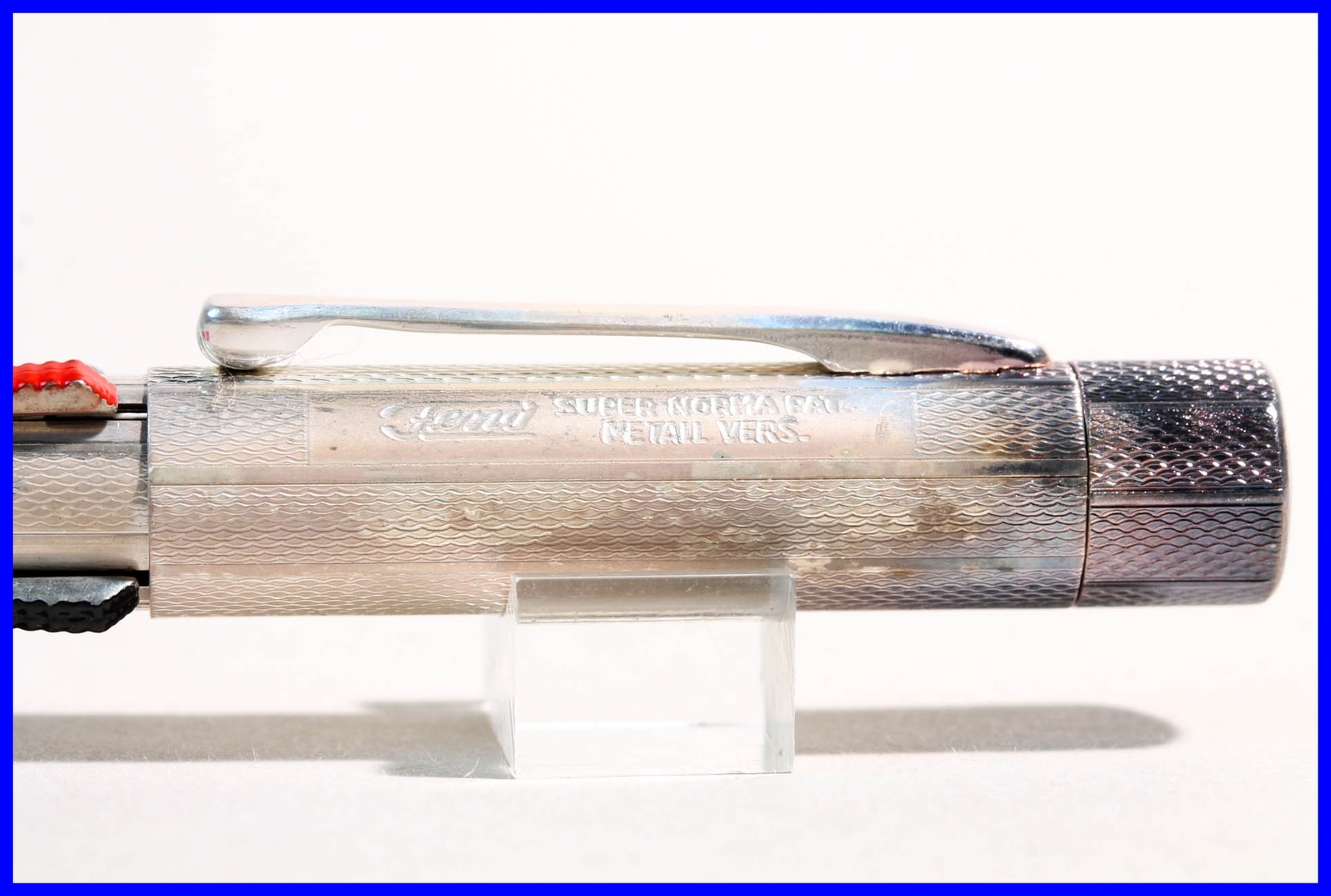 silver plated FEND SUPER NORMA all metal 4-color Pencil from the 1960ies MINT B