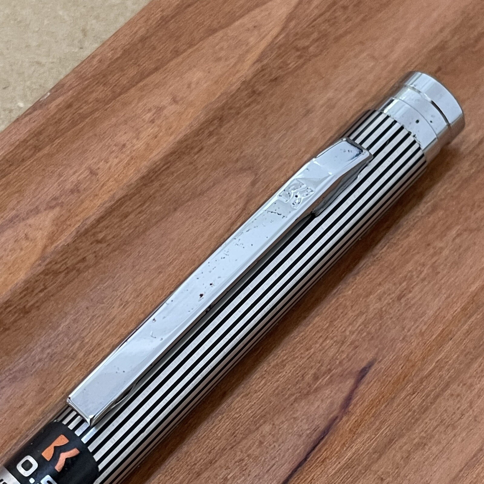 Kokuyo Mechanical Pencil Black Stripe Body Knock 0.5 mm Made in Japan