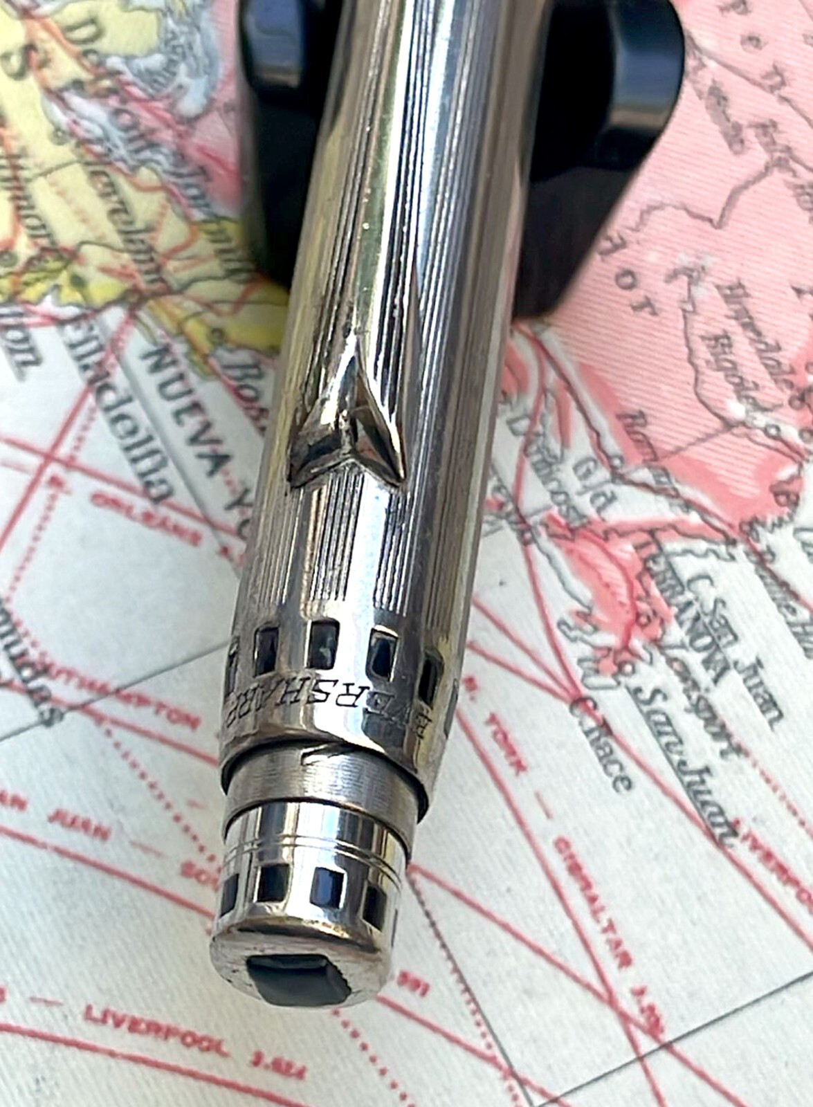 Antique Eversharp Half Coronet Pencil in Marbled Celluloid, USA (CM3194)