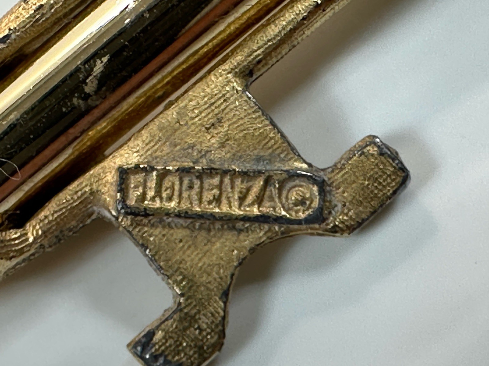 Vintage Florenza Decorative Vintage Mechanical Pencil Gold Tone Missing Parts