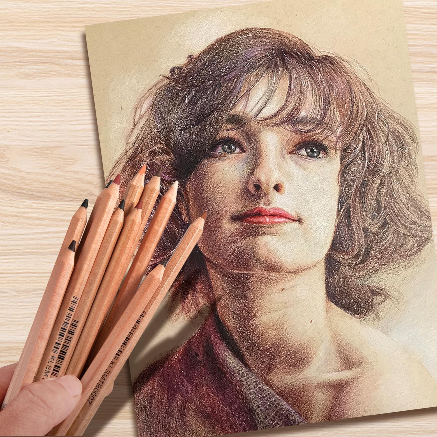 ofone Skin Tone Colored Pencils, 12 Colors Pastel 1 Count (Pack of 12),