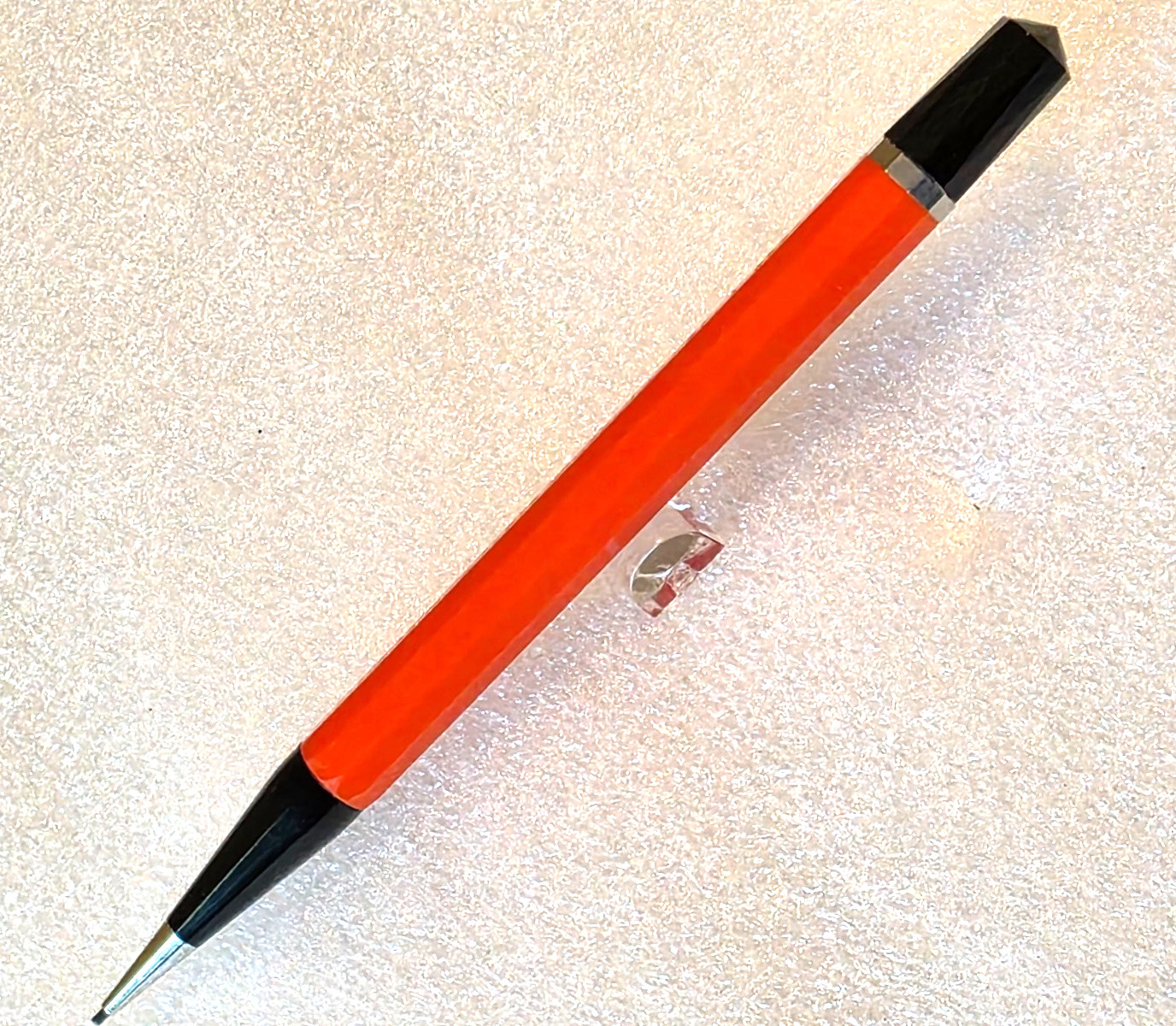 VTG (Large Autopoint GENUINE PARTS Advertising Mechanical Pencil ORANGE Rare 50s