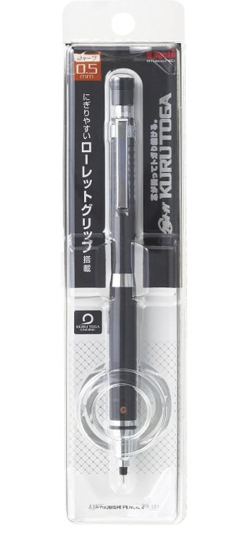uni kuru toga gun metalic 0.5mm mechanical pencil japan M510171P.43 kurutoga bla