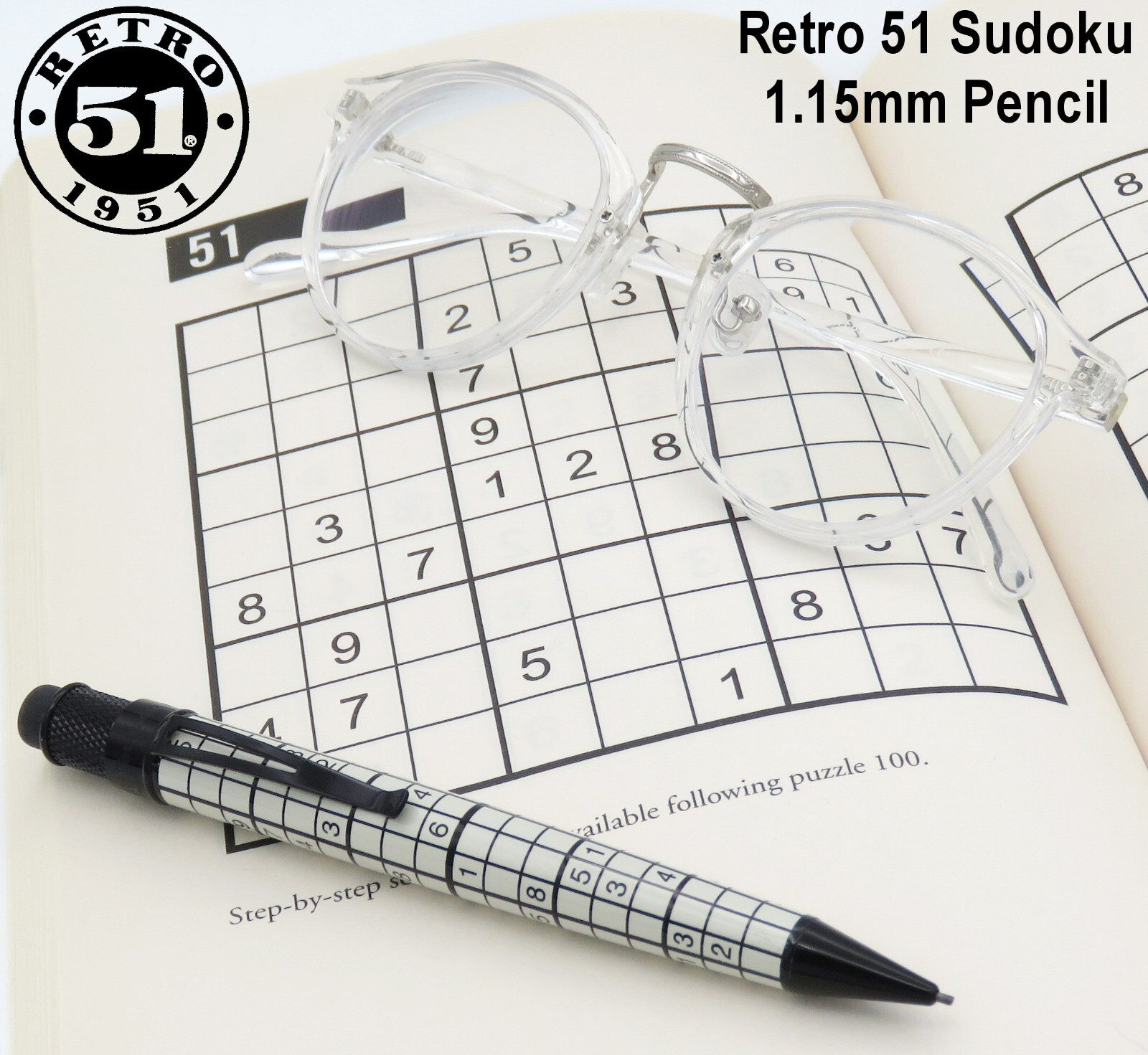 Retro 51 Sudoku Second Edition 1.15 mm Mechanical Lead Pencil #VRP-2240