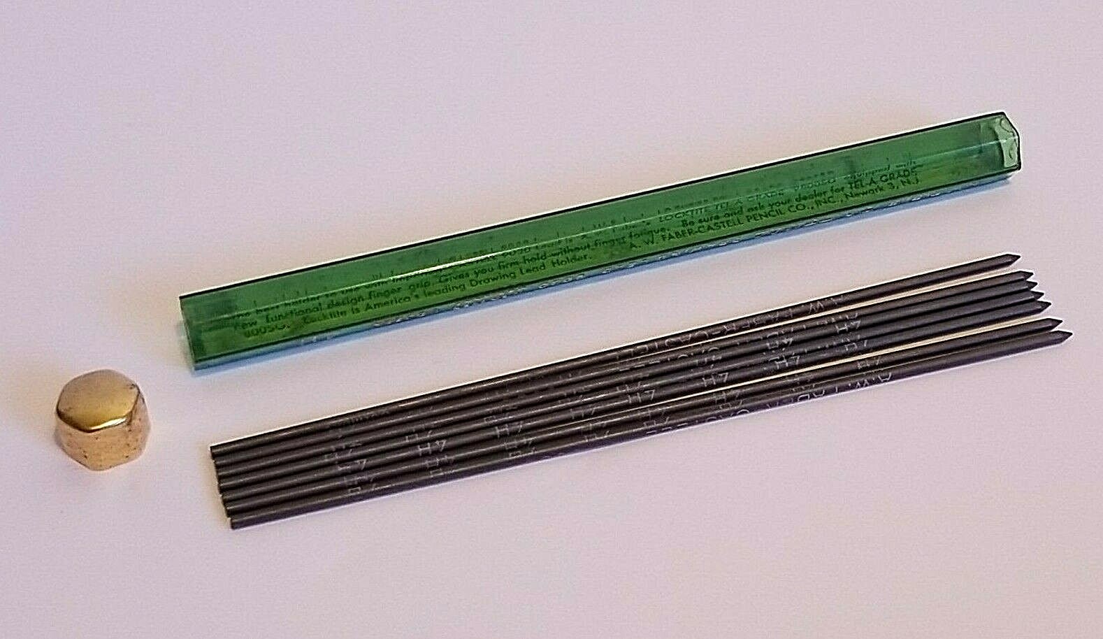 AW Faber Castell Drawing #9030 Refill Lead 4H Germany Vintage