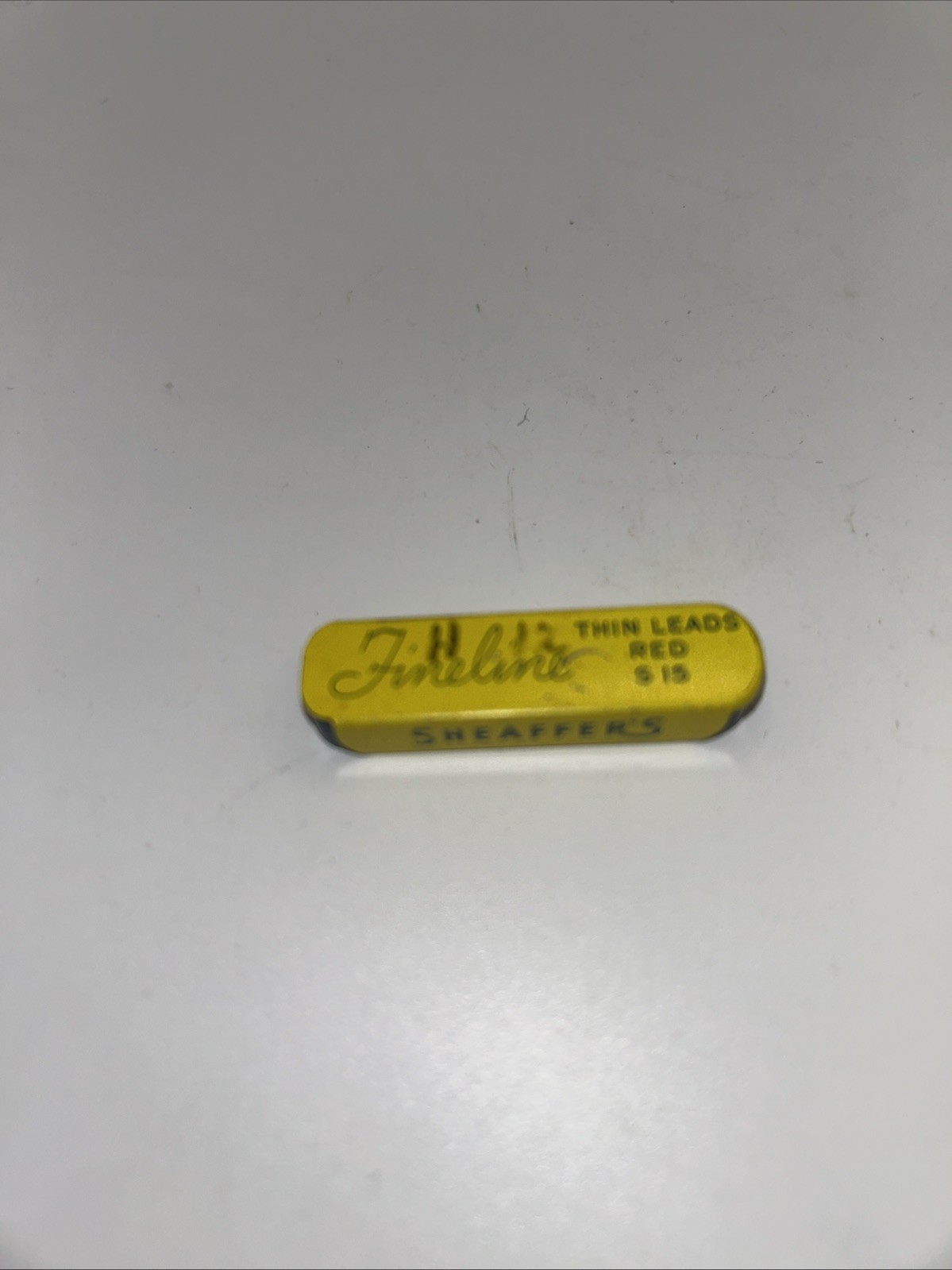 Vintage FINELINE THIN LEADS small Tin SHEAFFER’S S15 Red USA Carton 336