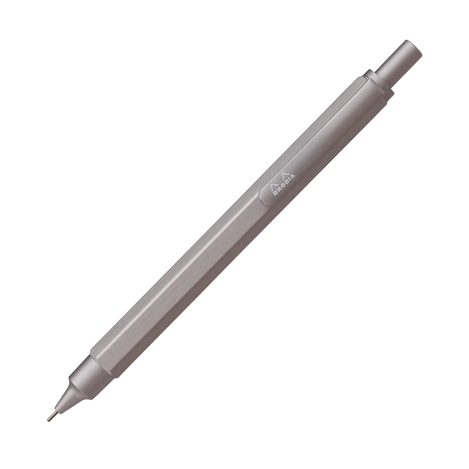 SCRIPT cf9291 Mechanical Pencil Script Silver 0.5mm Hexagonal Shaft Aluminum …