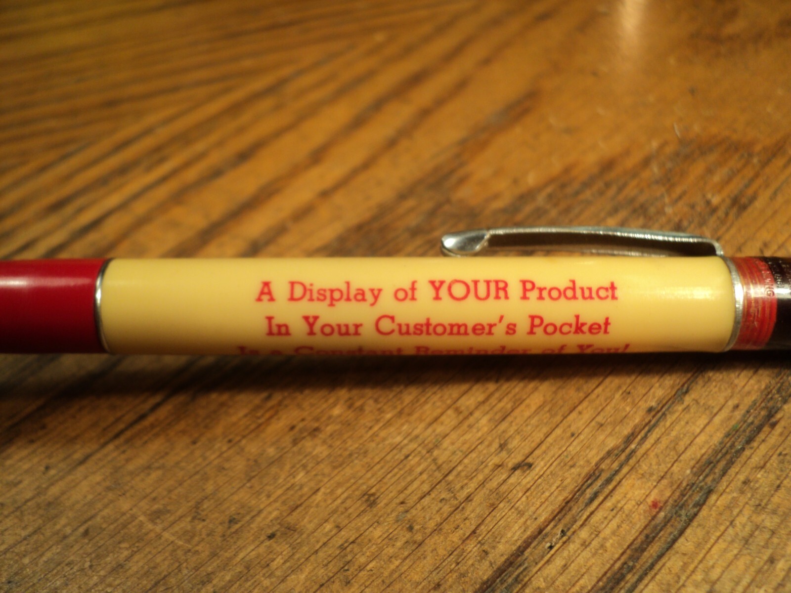 Vintage Ritepoint Mechanical Pencil Sample 131 “Display Top” 5-7/8″ Oil Cap