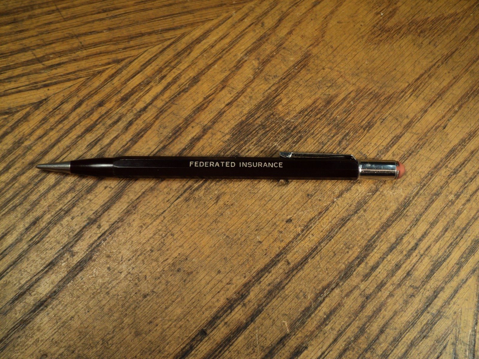 Vintage Autopoint Mechanical Pencil Advertising Federated Insurance