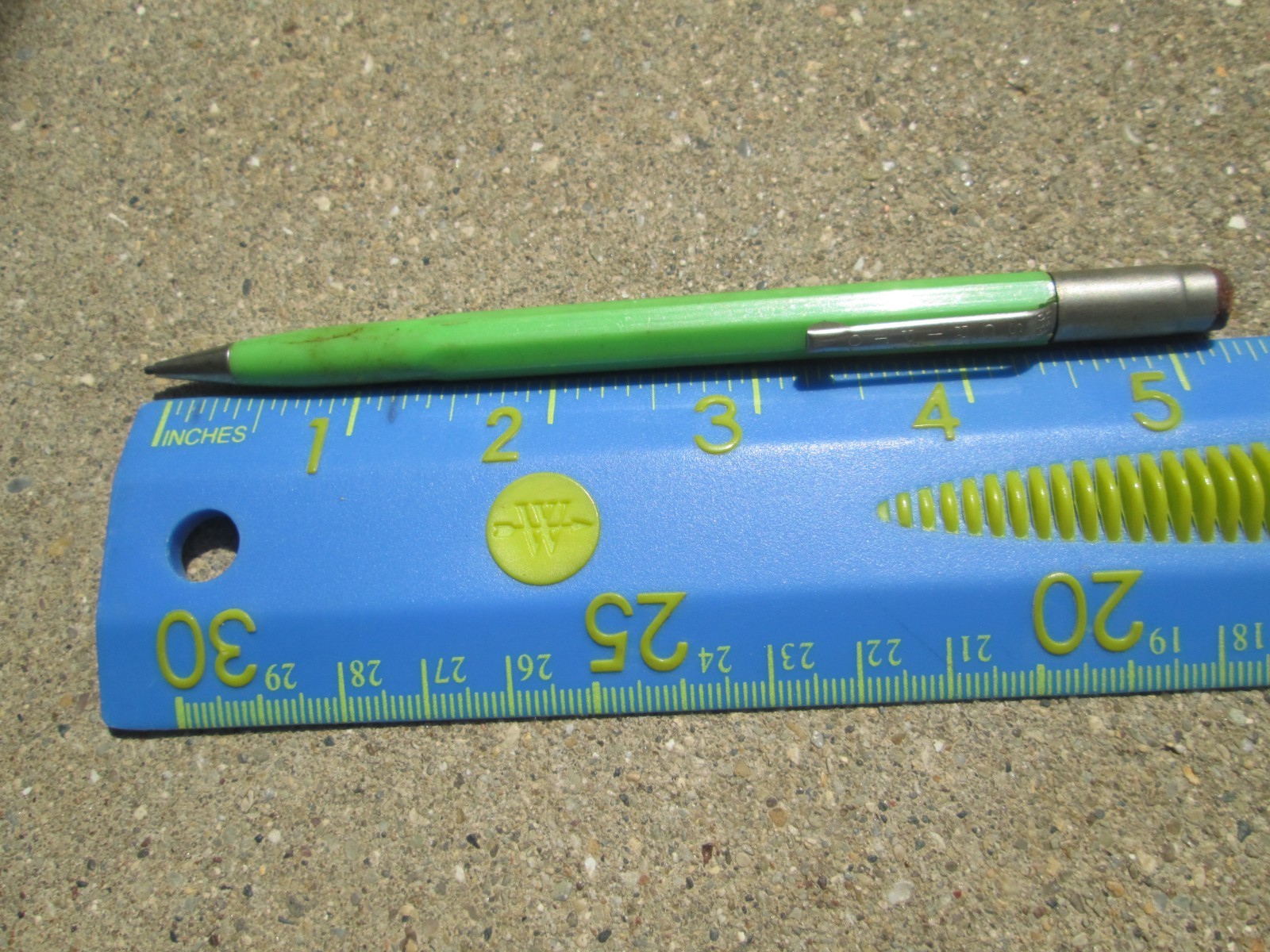 Vintage Scripto USA 029 Bright Light Green Mechanical Pencil for Parts or Repair