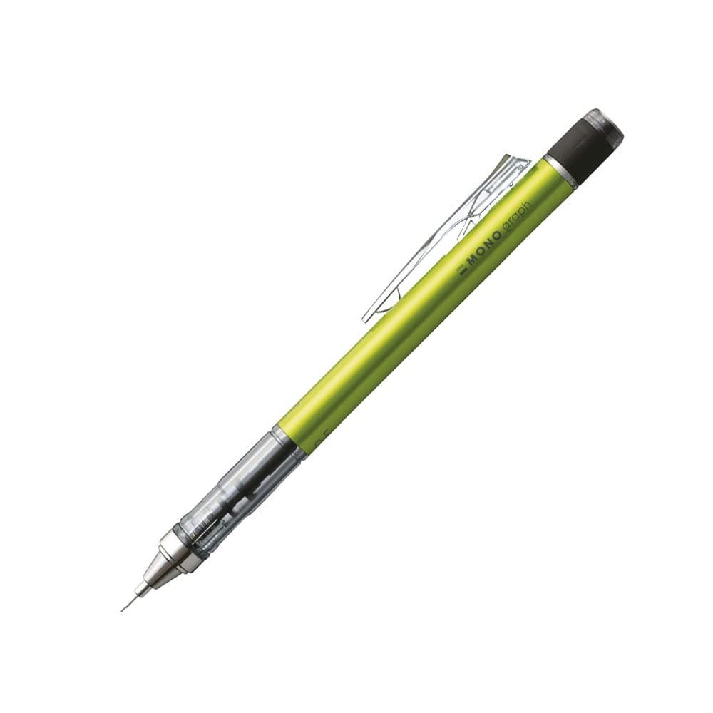 Tombow Mechanical Pencil, Monograph 0.5mm, 1 Count (Pack of 1), Neon Yellow