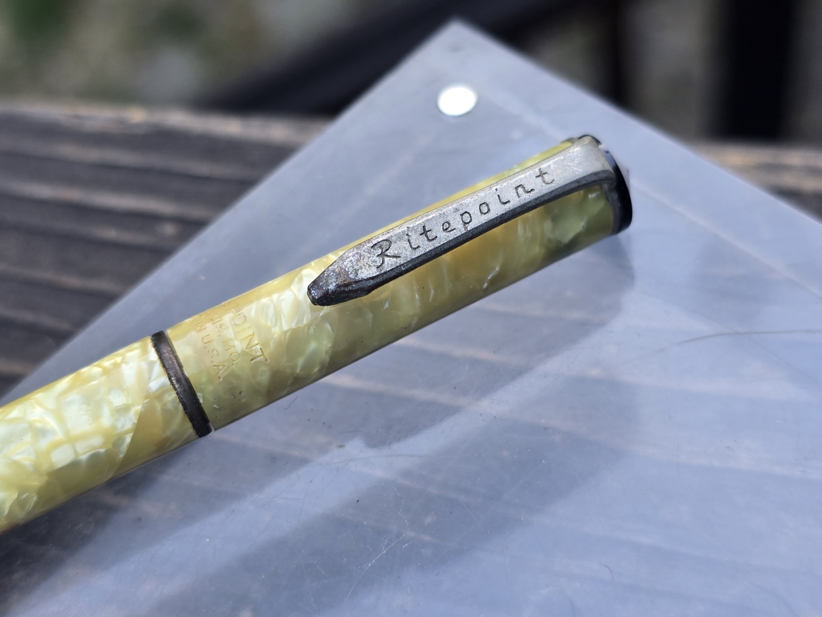 Vintage Ritepoint Mechanical Pencil KVFD- KFMY Fort Dodge Iowa