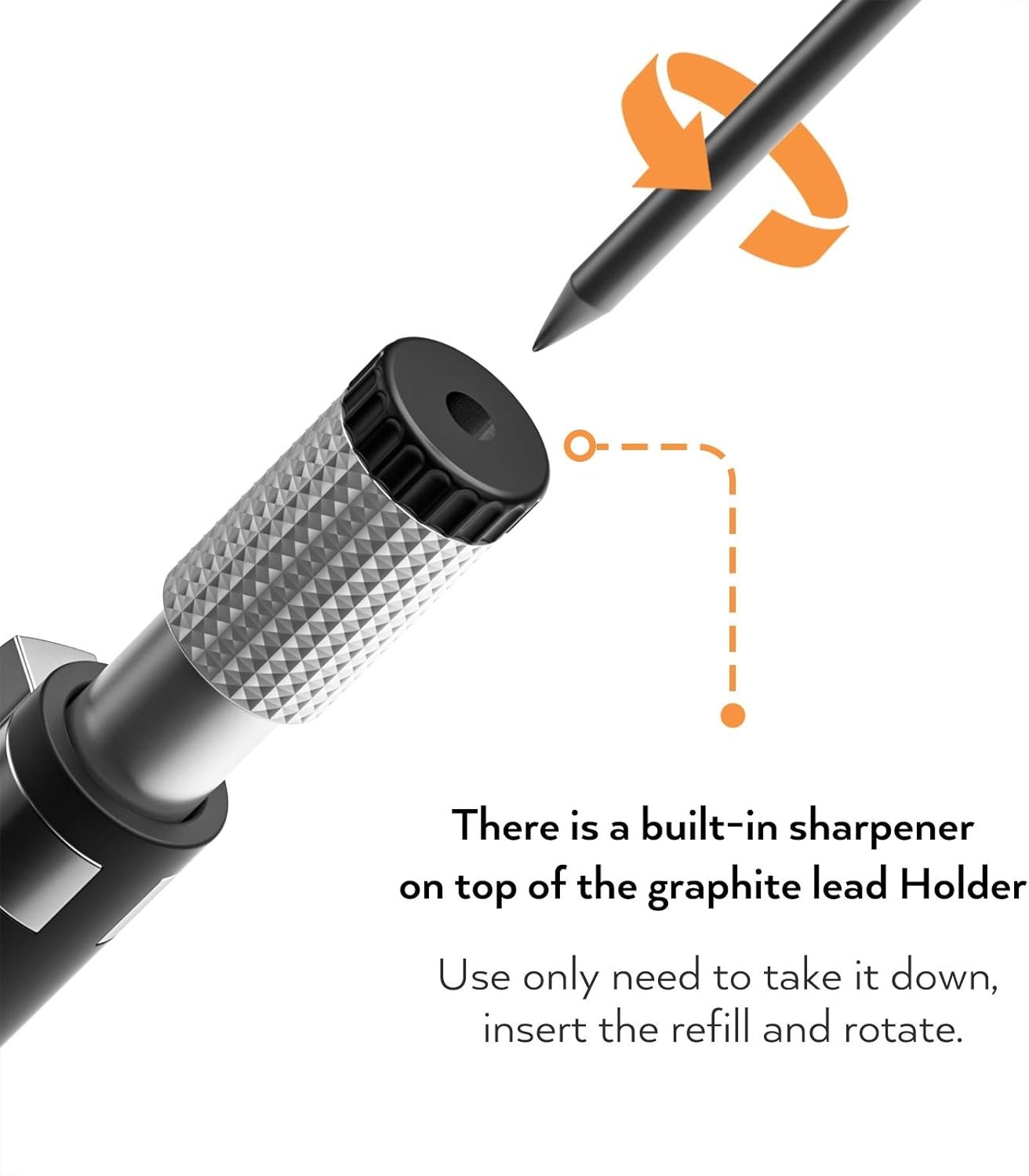 Artist-Approved 2mm Mechanical Pencil Kit with 6 Color Refills & Non-Slip Grip