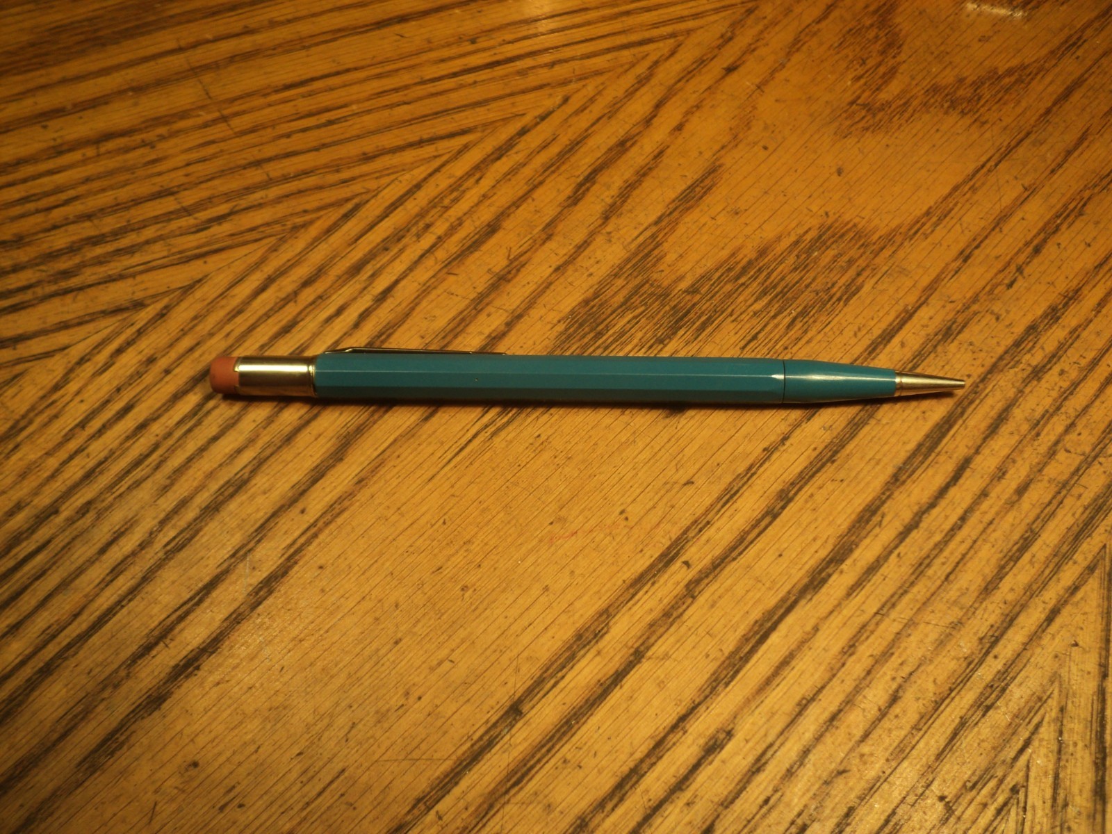 Vintage Autopoint Mechanical Pencil Blue Body & Tip 5-1/2″ Long USA