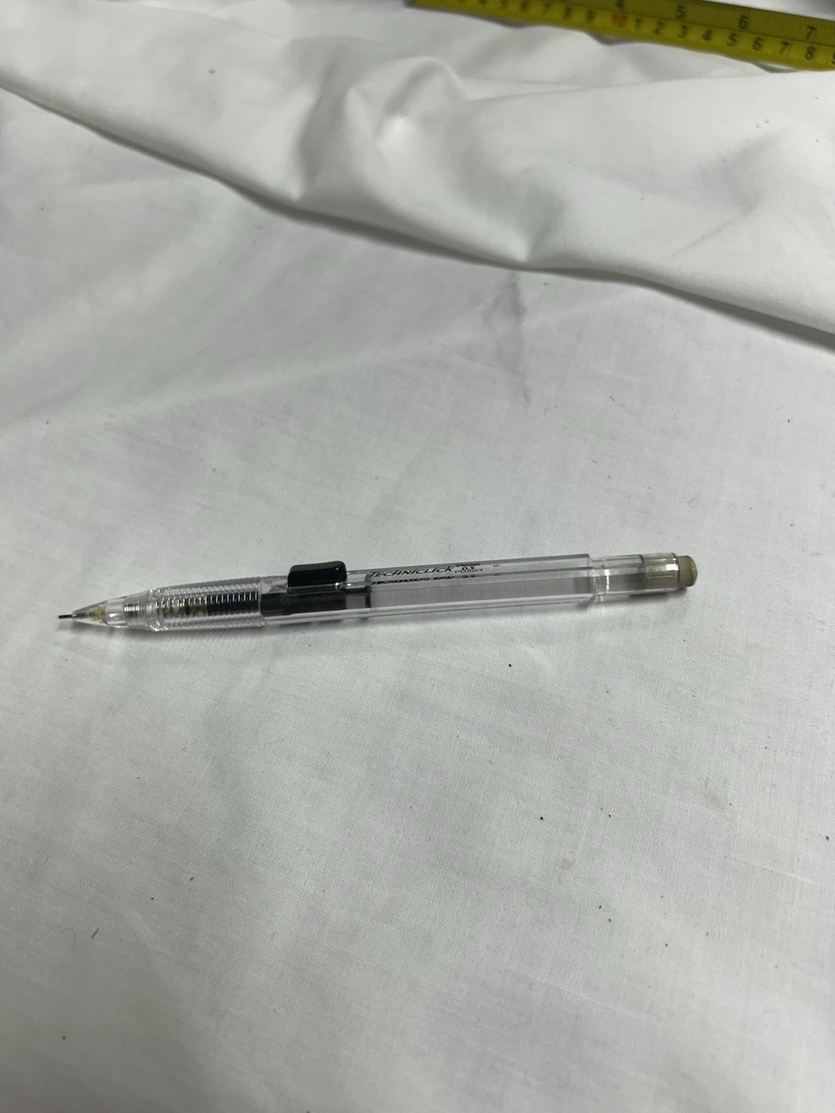 Pentel Techniclick 0.5mm Side Advance Automatic Pencil Clear Black PD105T Japan