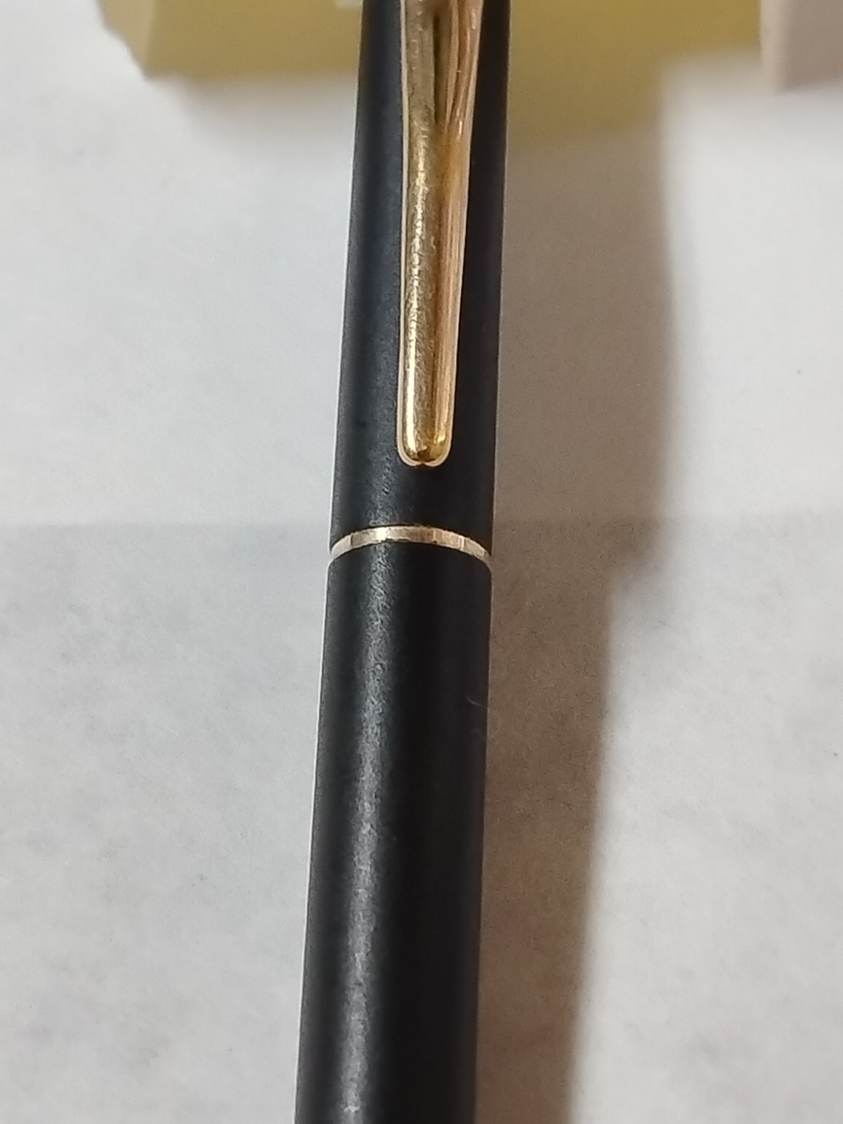 Vintage Cross Classic Century Black Matte Gold Trim Mechanical Pencil #F8