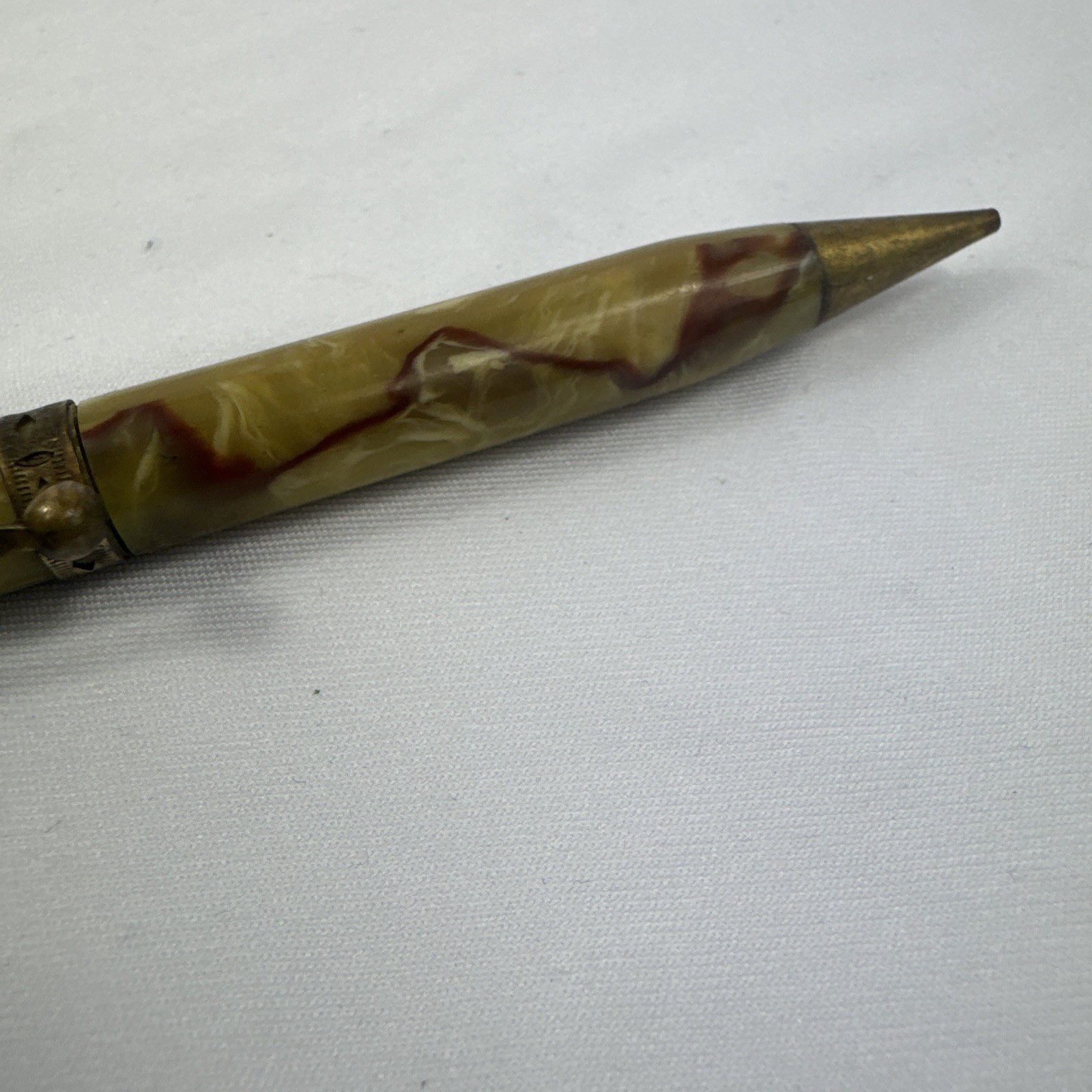 Vintage WEAREVER Mechanical Pencil Pen Marbeled Lucite Rare Writing Instrument