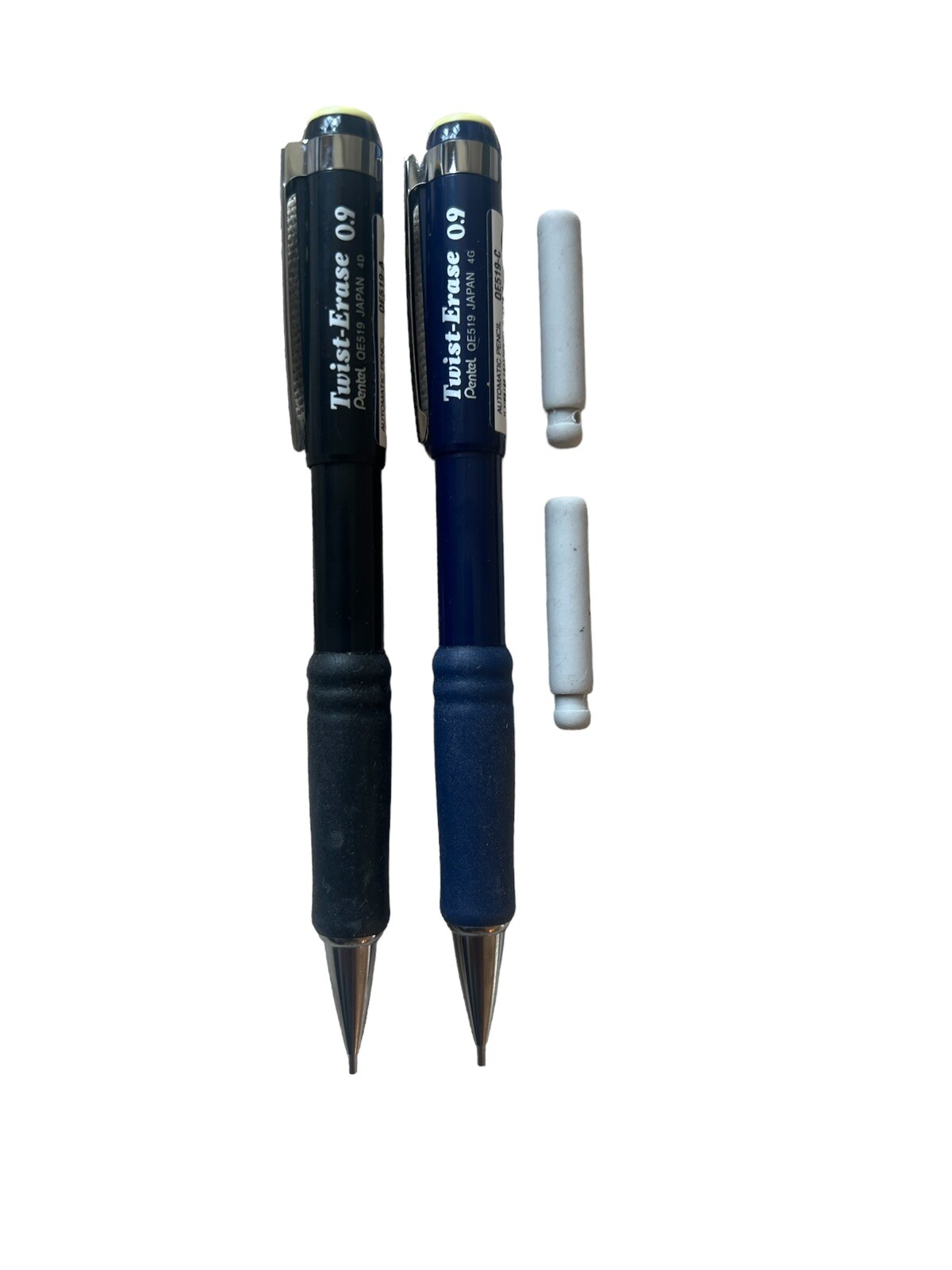 Pentel Twist-Erase III Mechanical Pencil, 0.9 mm, Blue + Black Barrel PENQE519C