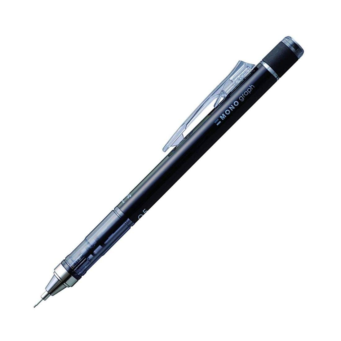 Tombow Mono Graph Shaker Mechanical Pencil 0.5mm, 1 Count (Pack of 1), Black