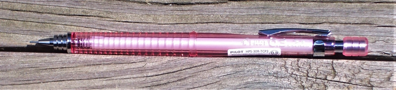 Pilot S3 Mechanical Pencil 0.3mm Clear Coral Pink [HPS-30R-TCP3]