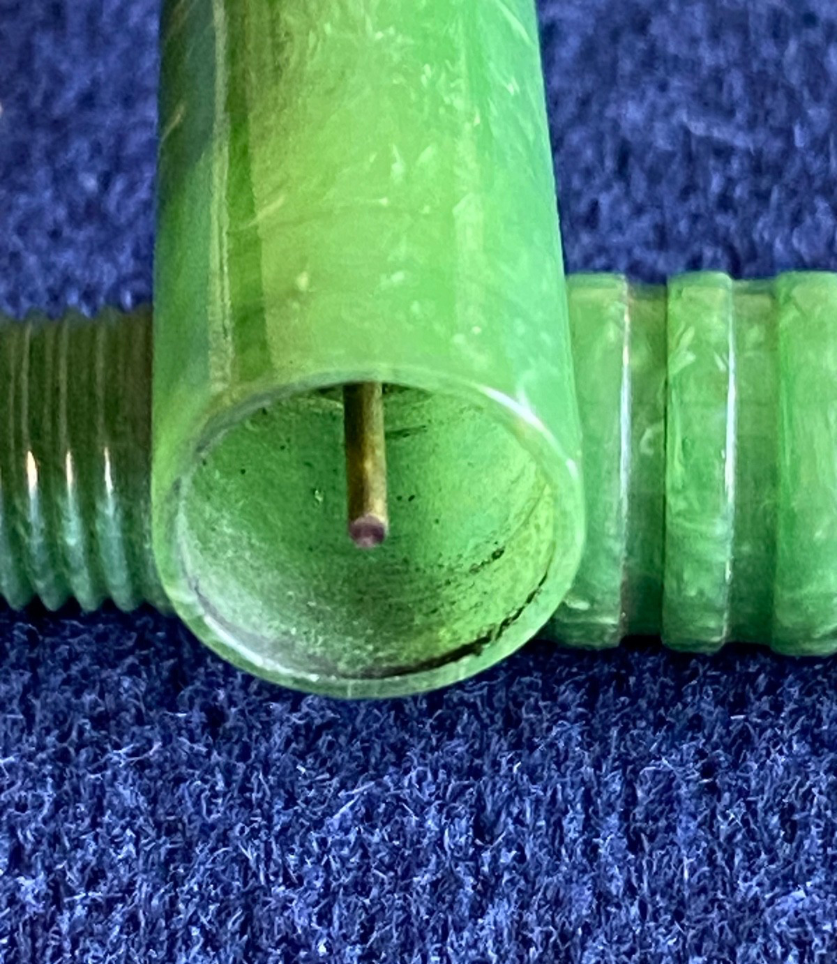 WESTERN PENCIL CO Los Angeles Jade Green Celluloid Mechanical Pencil 1920’s/30’s
