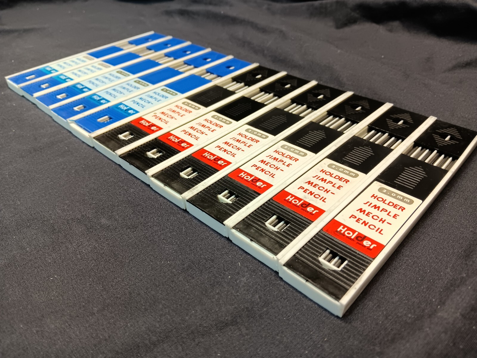Vintage HOLDER Drafting Pencil Lead 2.0 mm Refill Lot- 11 Boxes Of 12 Leads- 132