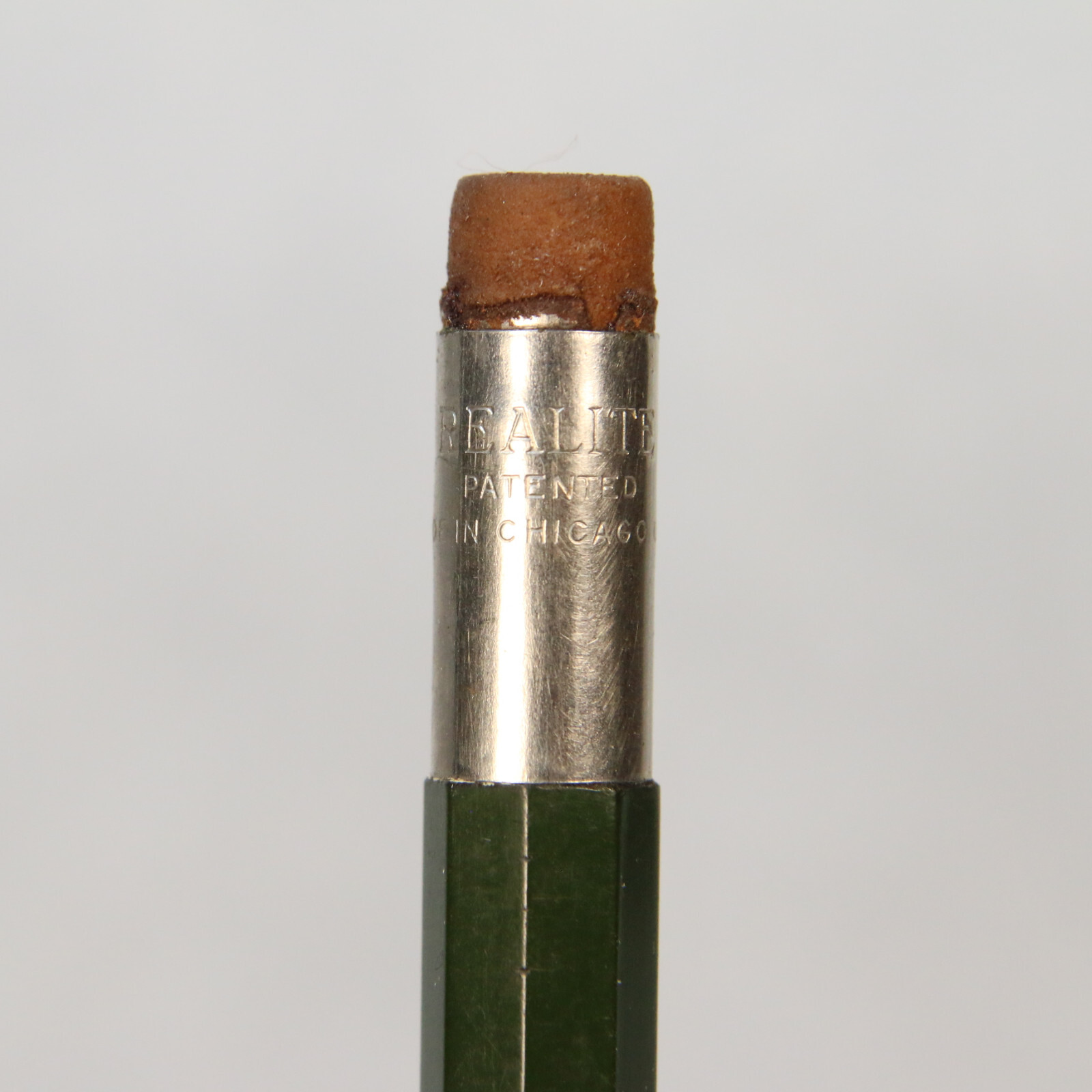 Vintage REALITE Advertising Mechanical Pencil USA Green Enterprise Furnace Stove