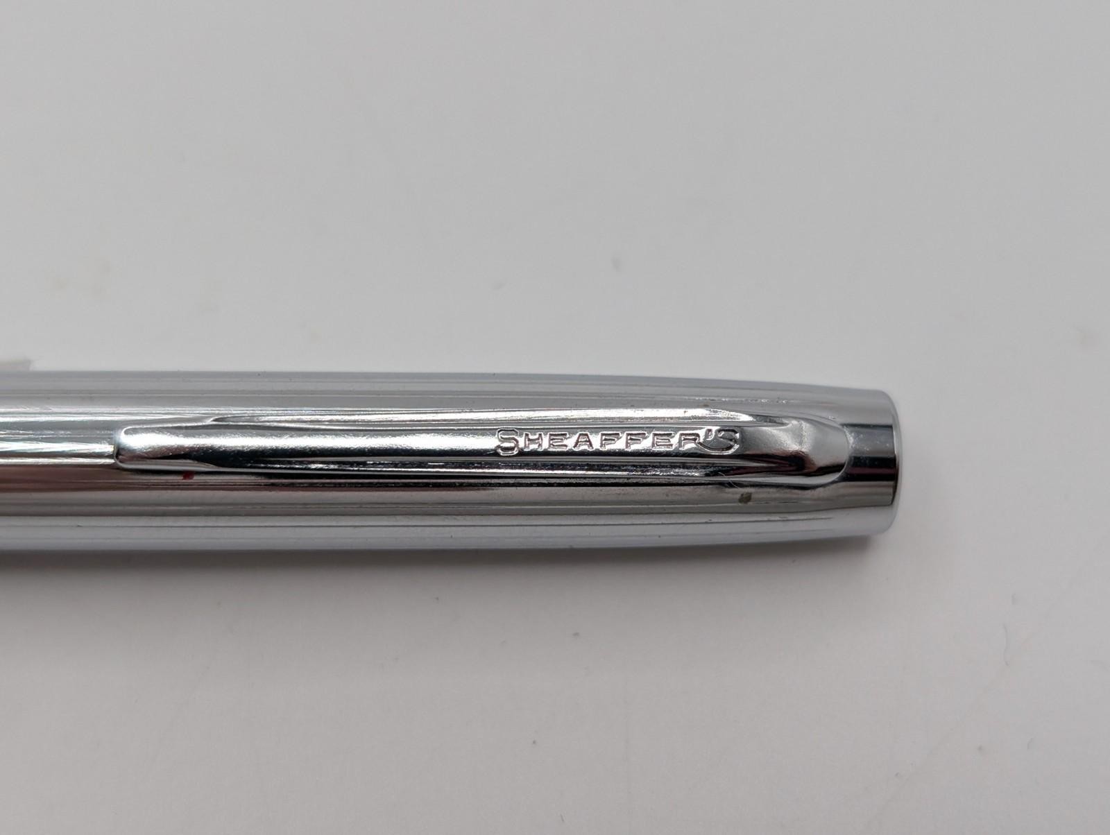 Vintage Sheaffers Grey & Chrome Mechanical Pencil Made In USA