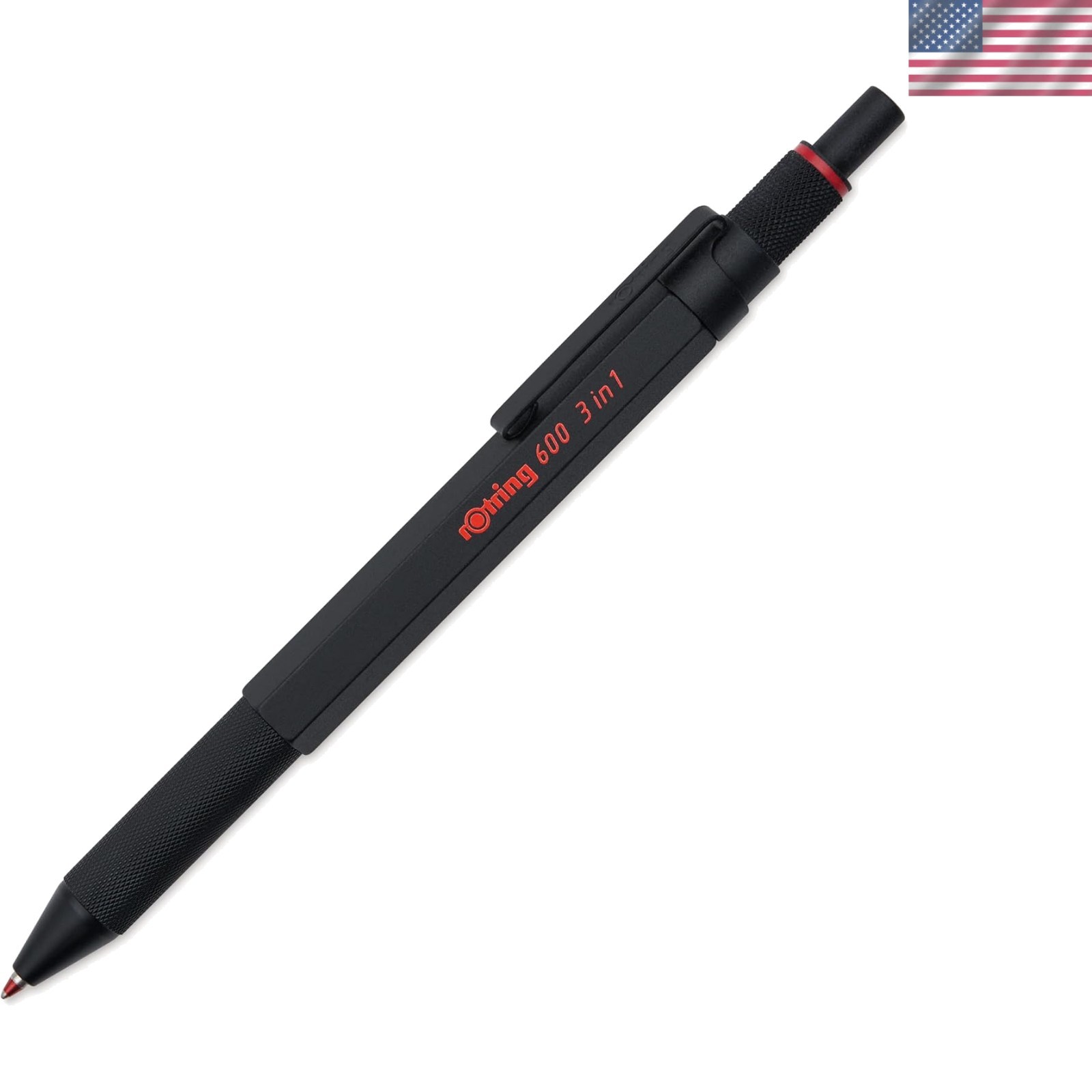 600 3-in-1 Multicolor Pen and Mechanical Pencil, Switches Between 2 Ballpoint…