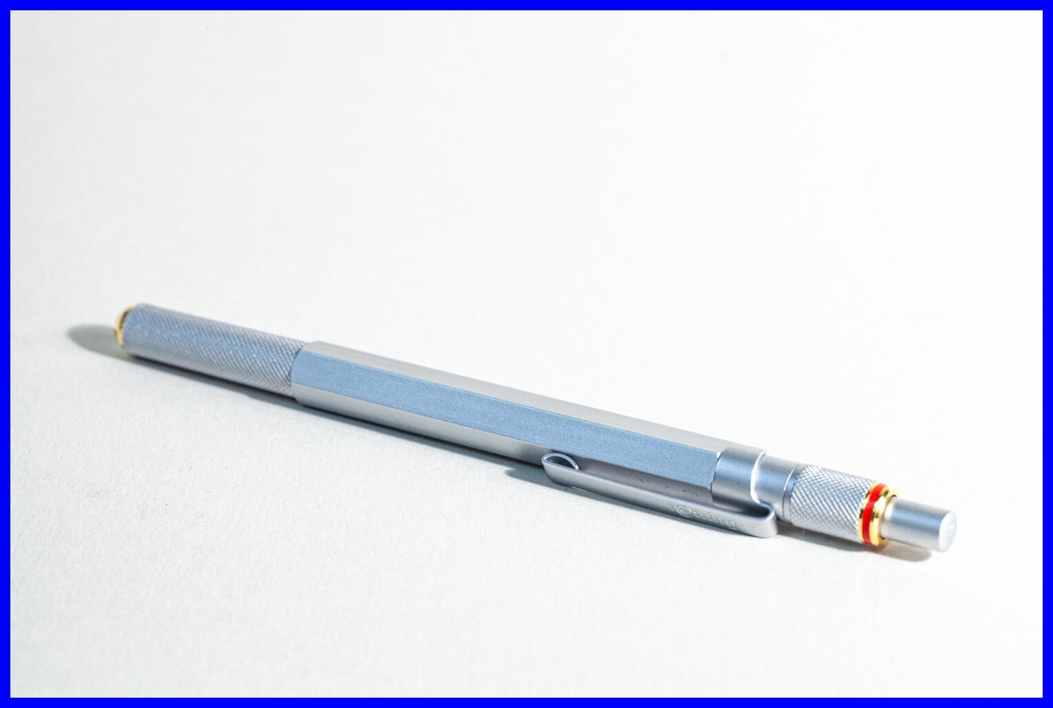 Perfect 1990s Rotring 600 Mechanical Pencil In Silver & Gold For 0.7Mm Leads